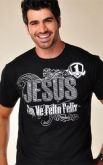 Camiseta Jesus - Preta